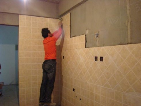 泥木工程中墙砖施工方法