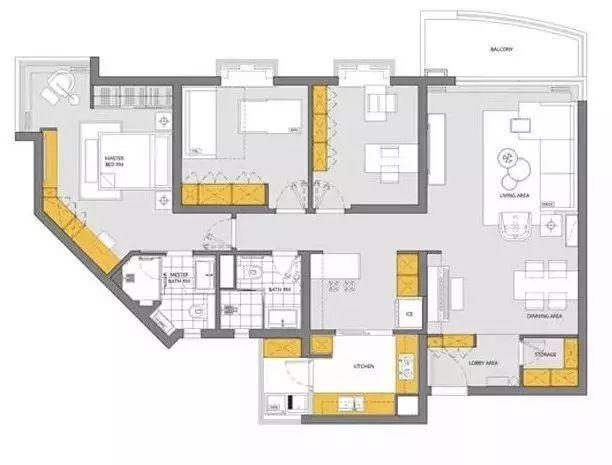 159㎡新房装修设计 表姐一进屋就被迷住却说卧室设计不合理