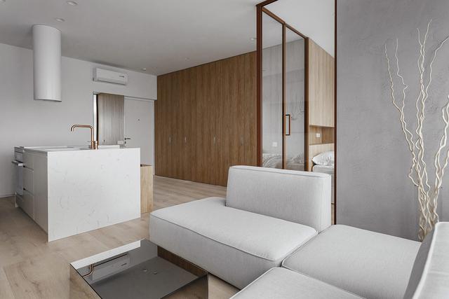 三个不足40㎡的现代公寓室内设计 营造精致生活