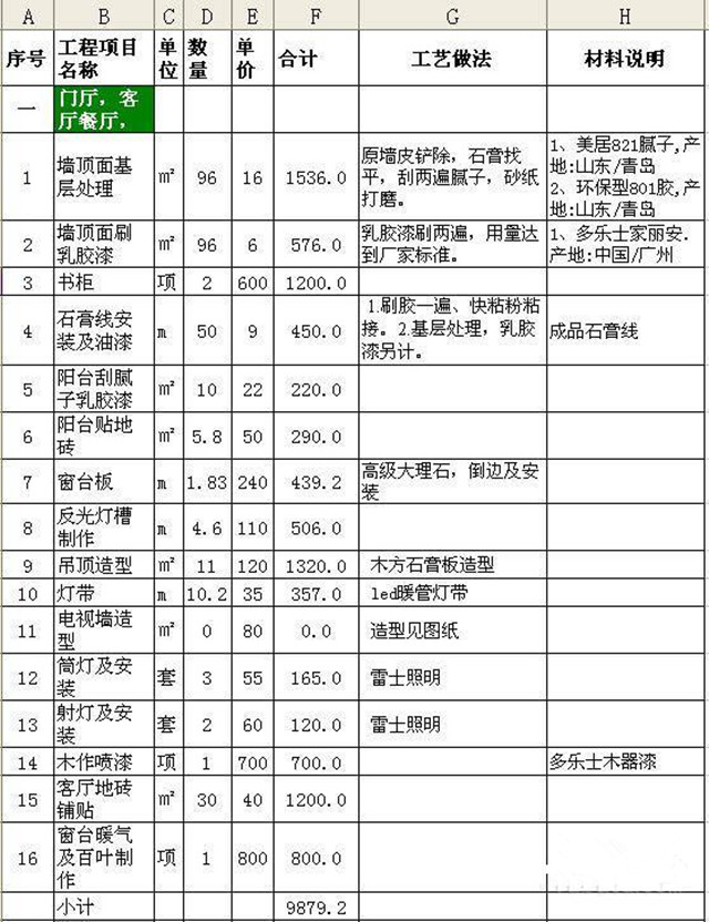 渭南装修多少钱 渭南90平装修多少钱